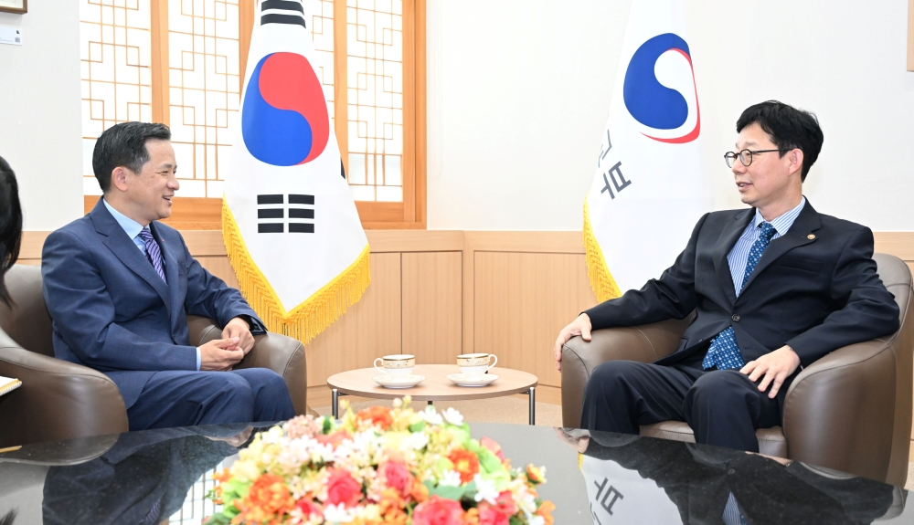 박윤주 1차관, 다이빙 주한중국대사 접견